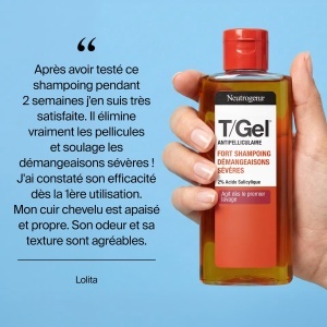 Neutrogena T/Gel Fort Șampon Pentru Mâncărime Severă Păr Normal Până Uscat 150ml - Img 6