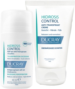 Pachet Mix&Match Ducray Hidrosis Control Antiperspirant + Ducray Hidrosis Control Cremă