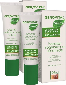 Pachet Mix&Match Gerovital Plant Cremă Anticearcăn Antirid + Booster Regenerare Ceramide