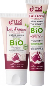 Pachet Mix&Match MKL Green Nature Lapte Bio De Magarita Din Pirinei Cremă Față + Cremă De Mâini
