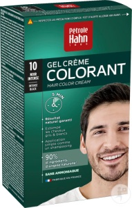 Pétrole Hahn Cremă-Gel Colorant Fără Amoniac Nuanța 10 Negru Intens 1 Kit