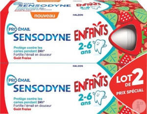 Sensodyne Pastă De Dinți Copii 2 6 Ani Aromă De Căpșuni 2x50ml