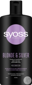 Syoss Șampon Pentru Păr Blond Sau Cenușiu 440ml