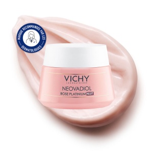 Vichy Neovadiol Rose Platinium Cremă De Noapte Ten Matur 50 ml - Img 3