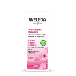 Weleda Trandafir Sălbatic Cremă De Zi Vitalizantă Piele Uscată Tub 30ml - Img 2