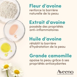 Aveeno Calm+ Restore Ser Cu Triplu Extract De Ovăz Fără Parfum Pentru Piele Sensibilă 30ml - Img 4