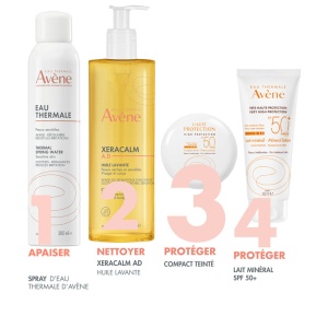 Avène Cremă Solară Compactă SPF50 Auriu Piele Sensibilă Cutie 10g - Img 8