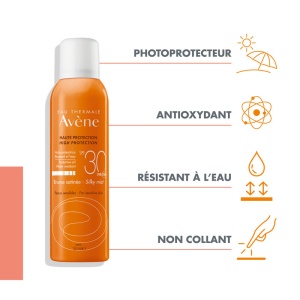 Avène Protecție Solară Spray Cu Protecție Ridicată Satin SPF30 Pentru Piele Sensibilă 150ml - Img 4