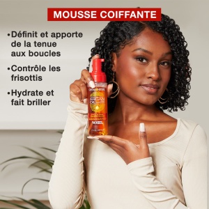 Crème Of Nature Spumă De Styling Cu Ulei De Argan Marocan Flacon Cu Pompă 200ml - Img 2