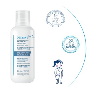 Ducray Dexyane Cremă Emolientă Anti-Mâncărime Piele Foarte Uscată/Tendință Atopică Mâncărime 400ml - Img 7