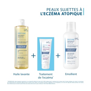 Ducray Dexyane Ulei De Spălare Protector Piele Foarte Uscată Predispusă La Eczemă Atopică 400ml - Img 9