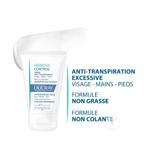 Ducray Hidrosis Control Cremă Pentru Față/Mâini/Picioare 50ml - Img 3