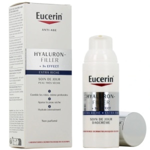 Eucerin Hyaluron-Filler + 3x Effect Extra Rich Cremă De Zi Anti-Age Piele Uscată Și Foarte Uscată 50ml