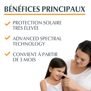 Eucerin Sun KIDS Sensitive Protect SPF50+ Gel-Cremă Cu Textură Uscată 200ml - Img 5