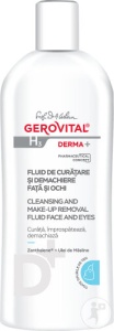 Gerovital H3 Derma+ Fluid Curățare Demachiere Față/Ochi 200ml