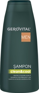 Gerovital Men Șampon Utilizare Zilnică Clean&Cool 400ml