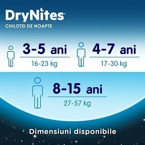 Huggies Drynites Chiloți-Scutece Absorbanți Băieți 4-7 Ani Noapte 10 Bucăți - Img 6