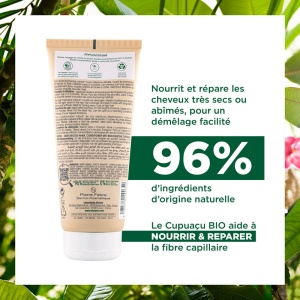 Klorane Cupuaçu Bio Balsam Reparator Regenerant Păr Foarte Uscat Și Deteriorat 200ml - Img 5