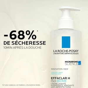 La Roche-Posay Effaclar H ISO-Biome Cremă De Curățare Față Și Corp 390ml - Img 8