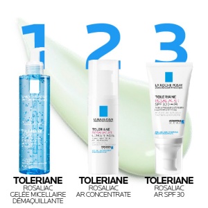 La Roche-Posay Toleriane Rosaliac AR Cremă SPF30 Flacon Cu Pompiță 50ml - Img 2