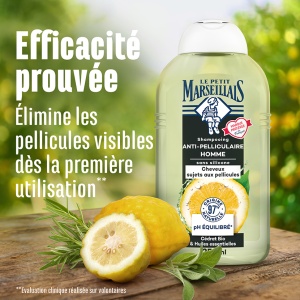 Le Petit Marseillais Infusion Șampon Antimătreață Cu Uleiuri Esențiale Și Cedrat Bio Pentru Păr Gras 250ml - Img 2
