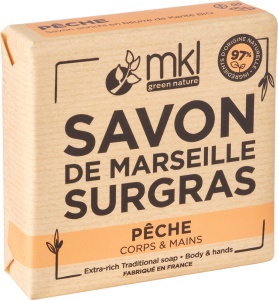 MKL Green Nature Săpun Solid De Marseille Rehidratant Cu Piersică 100g