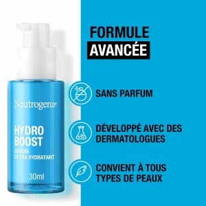 Neutrogena Hydro Boost Ser Ultra-Hidratant Fără Parfum 30ml - Img 4