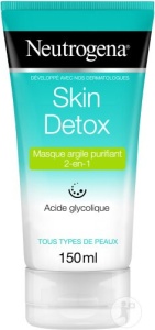 Neutrogena Skin Detox Mască Cu Argilă Purificatoare 2-În-1 Toate Tipurile De Piele 150ml