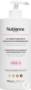 Nubiance HRB-3 Lapte De Corp Hidratant și Corector Hipergpigmentare Flacon Pompa 500ml