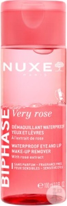 Nuxe Very Rose Demachiant Bifazic Pentru Ochi Si Buze Rezistent La Apă Flacon 100ml