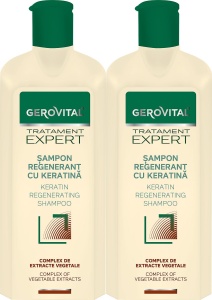 Pachet Gerovital Tratament Expert Șampon Regenerant 2x400ml