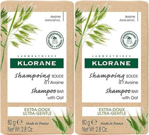 Pachet Klorane Șampon Solid Cu Ovăz 2x80g