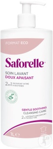 Saforelle Gel De Curățare Intimă Calmant Cu Brusture Eco Flacon 1l