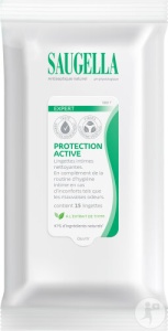 Saugella Șervețele De Igienă Intimă Antiseptice Naturale 15 Bucăți