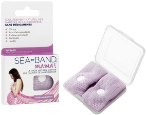 Sea Band Mama Brățară De Acupresiune Pentru Gravide Mov 2 Bucăți