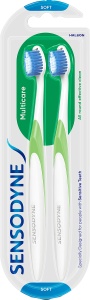 Sensodyne Multicare Periuță De Dinți Moale Duo Pack 2 Bucăți