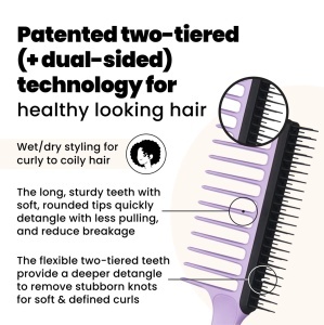 Tangle Teezer Pieptene Cu Dinți Rari 1 Bucată - Img 5