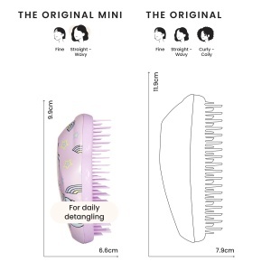 Tangle Teezer The Original Mini Perie De Păr Model Unicorn 1 Bucată - Img 3