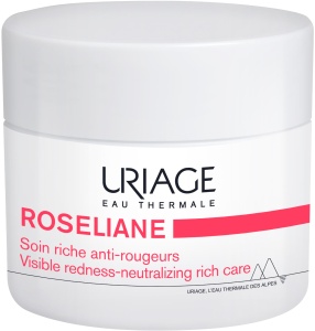 Uriage Roséliane Cremă Anti-Roșeață Bogată Pentru Ten Sensibil Predispus La Roșeață 50ml