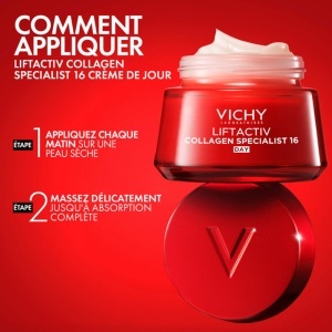 Vichy Liftactiv Collagen Specialist 16 Cremă De Zi Antirid Și Fermitate 50ml - Img 5