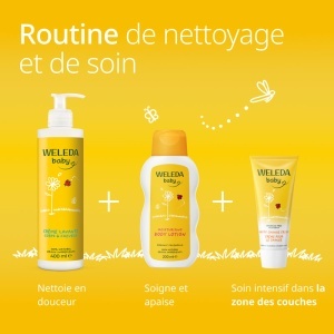 Weleda Bébé Cremă Pentru Zona Scutecului Gălbenelele 75ml - Img 3