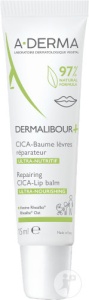 A-Derma Dermalibour+ Cica Balsam Pentru Buze Reparare Ultra-Nutritivă Buze Iritate Și Crăpate 15ml