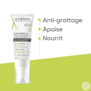 A-Derma Exomega Allergo Balsam Emolient Piele Uscată-Iritată 40ml - Img 4