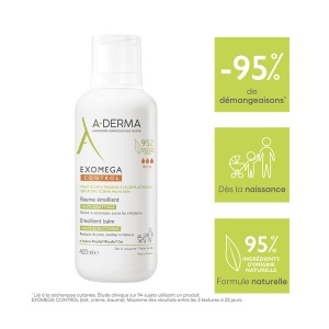 A-Derma Exomega Control Balsam Emolient Anti-Mâncărime Flacon 400ml - Img 3