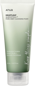 Anua Heartleaf Quercetinol Spumă De Curățare Profundă A Porilor Tub 150ml