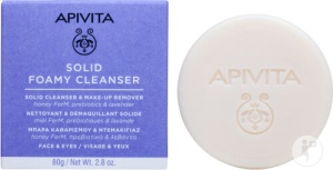 Apivita Spumant Solid Curățare Față Și Ochi 80g