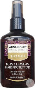 Arganicare Spray Reparator 10in1 Fără Clătire Cu Ulei De Cocos Păr Tern Și Creț 150ml