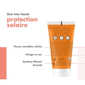 Avène Crema De Protecție Solară Fără Parfum SPF50+ Finish Invizibil Piele Sensibilă Și Uscată Tub 50ml - Img 3