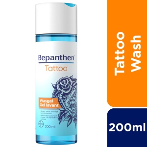 Bepanthen Tattoo Gel De Spălare Pentru Piele Tatuată Flacon 200ml - Img 2