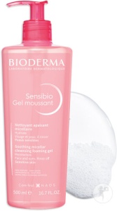 Bioderma Sensibio Gel Spumant Calmant Pentru Față Piele Sensibilă 500ml - Img 3